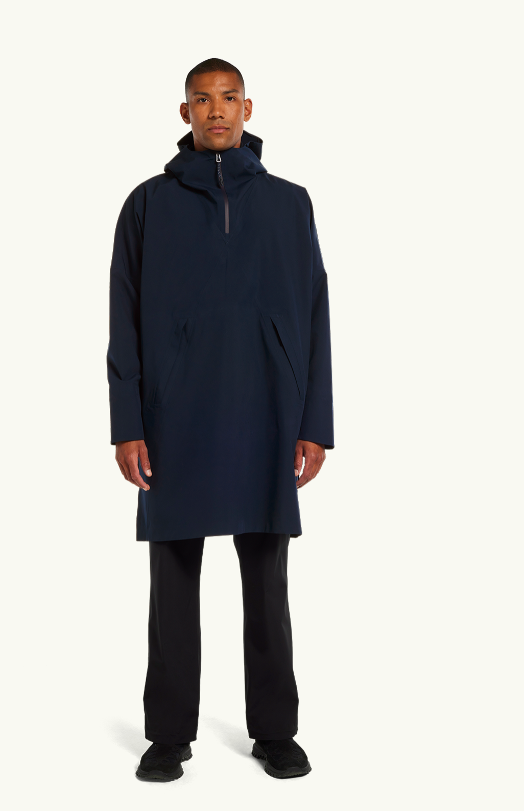 Aalesund poncho Dark Navy
