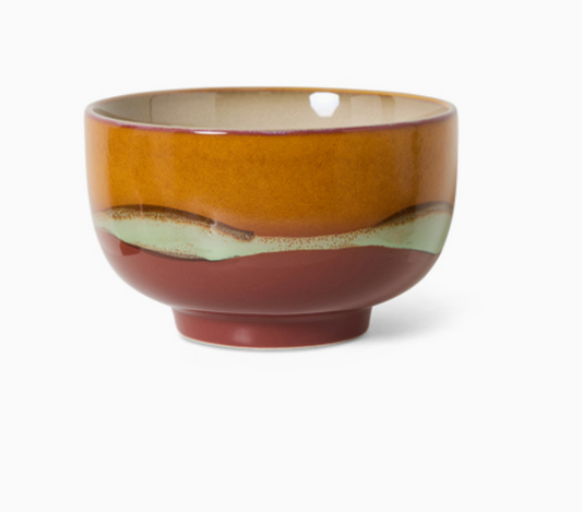 70s ceramics noodle bowl Clay