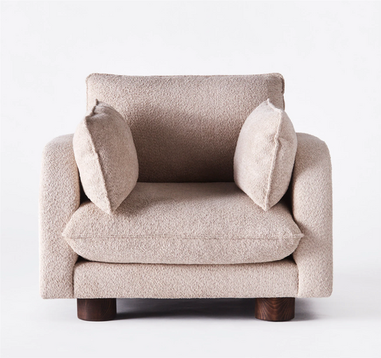 Miles armchair boucle beige