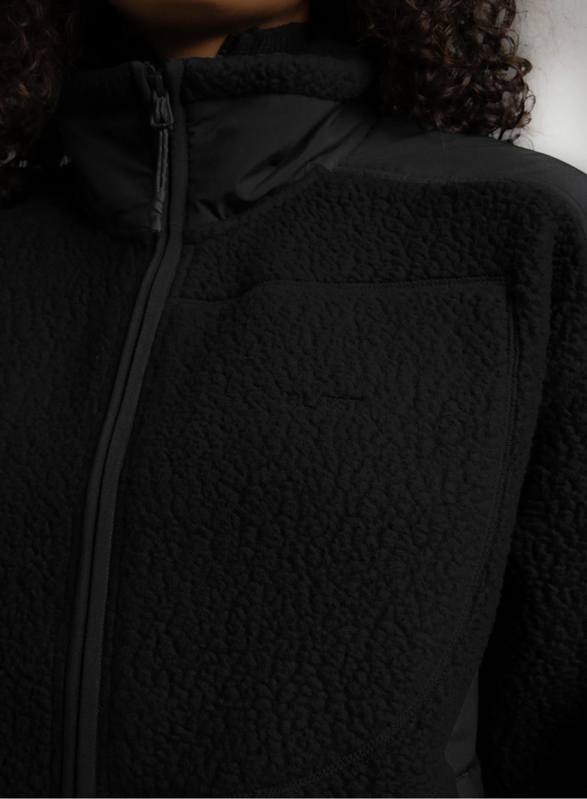 Skåla polartec jakke, black