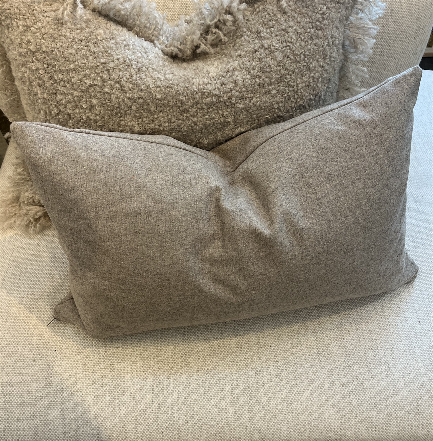 40x65cm myk ull beige