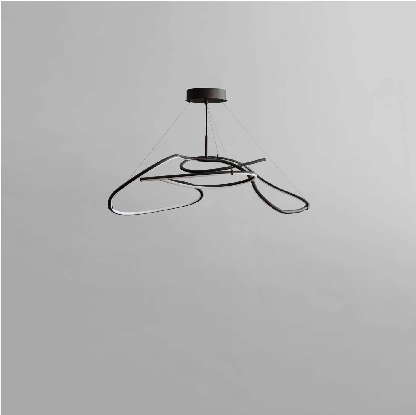 Ghost Chandelier, Mini - Burned Black