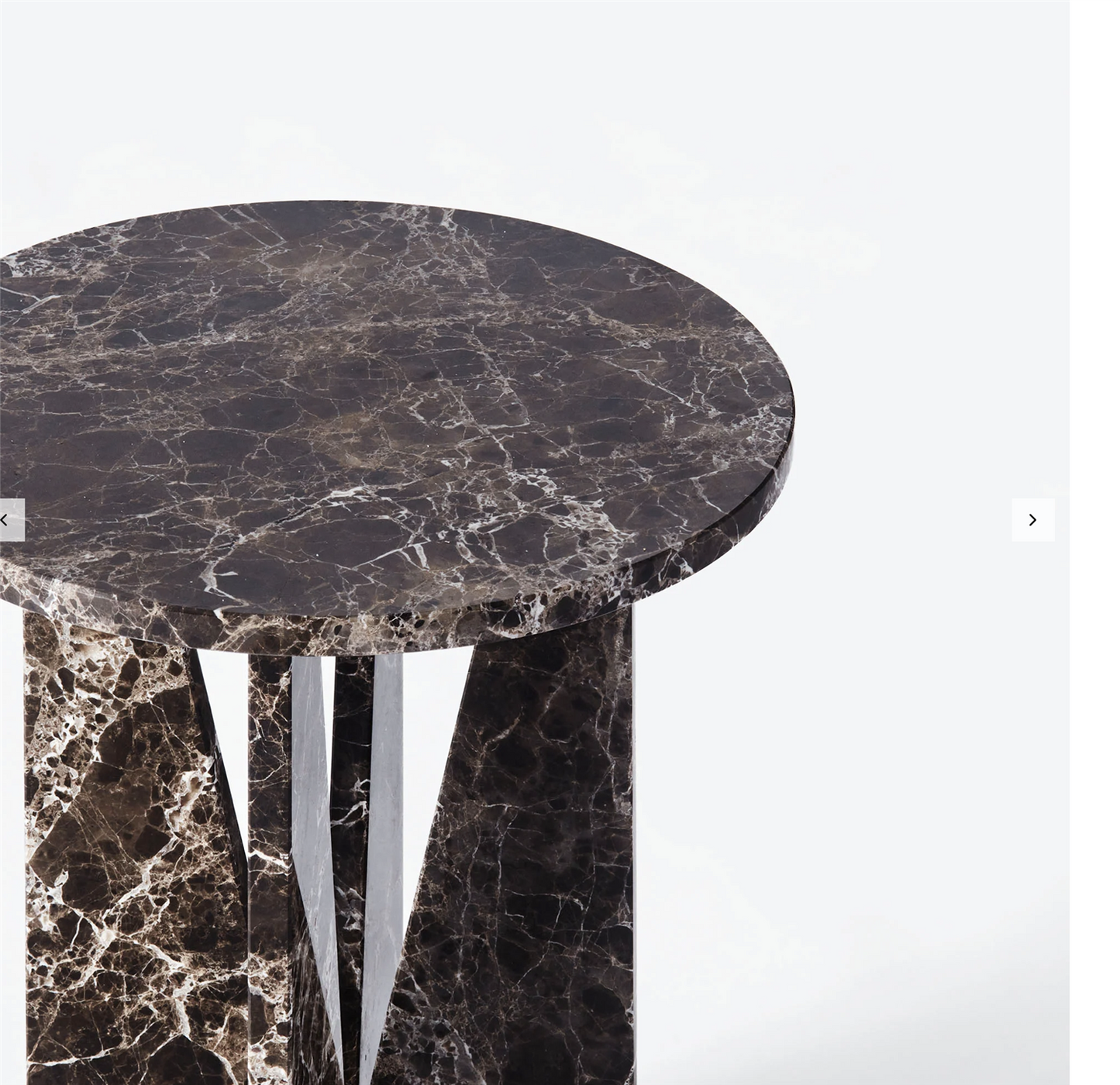 V SIDE TABLE DARK EMPERADOR