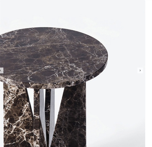 V SIDE TABLE DARK EMPERADOR