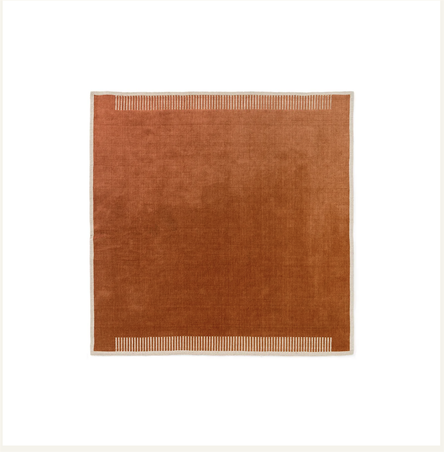 DUOMO RUG. Terracotta Red/270 cm x 270 cm