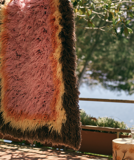 Fluffy rug downtomt 120x180cm