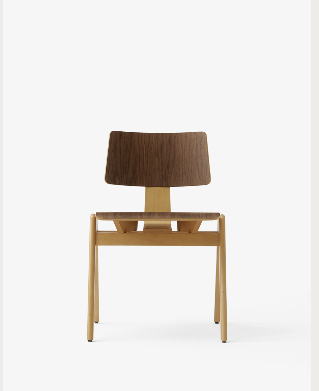 Daystak Side Chair RD1 Beech & Walnut