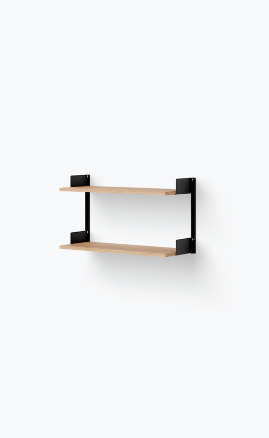 Wall Shelf, 450 black/oak