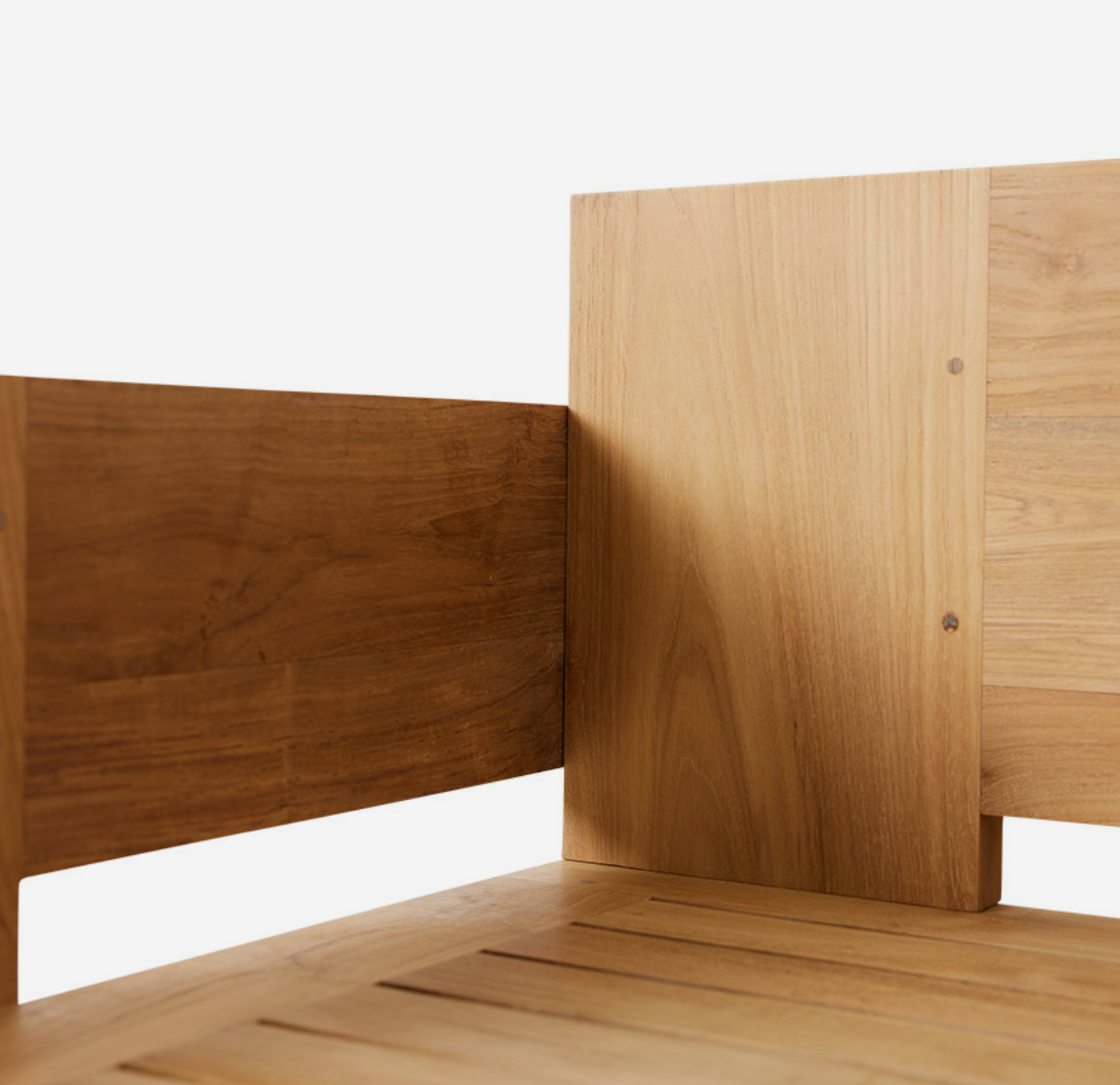 Outdoor Sofa Teak Natural