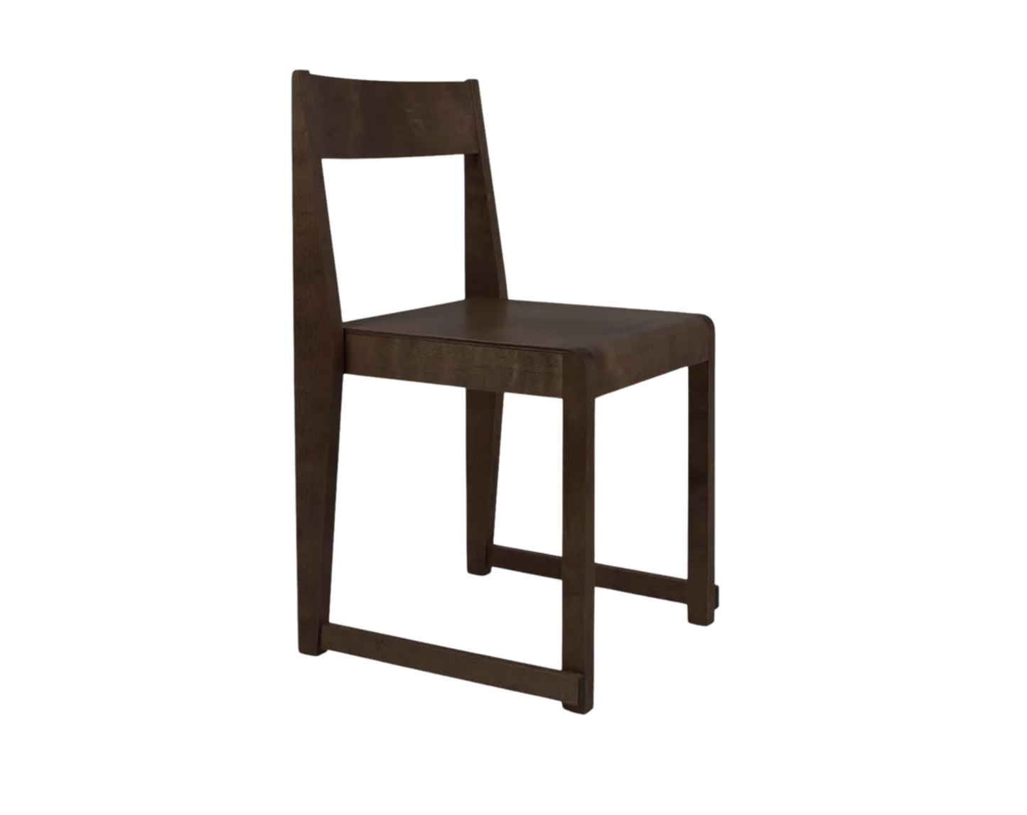 Chair 01 Dark Brown Birch
