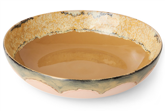 70s salad bowl sunflower