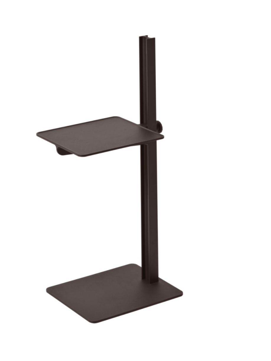 Museum side table dark brown