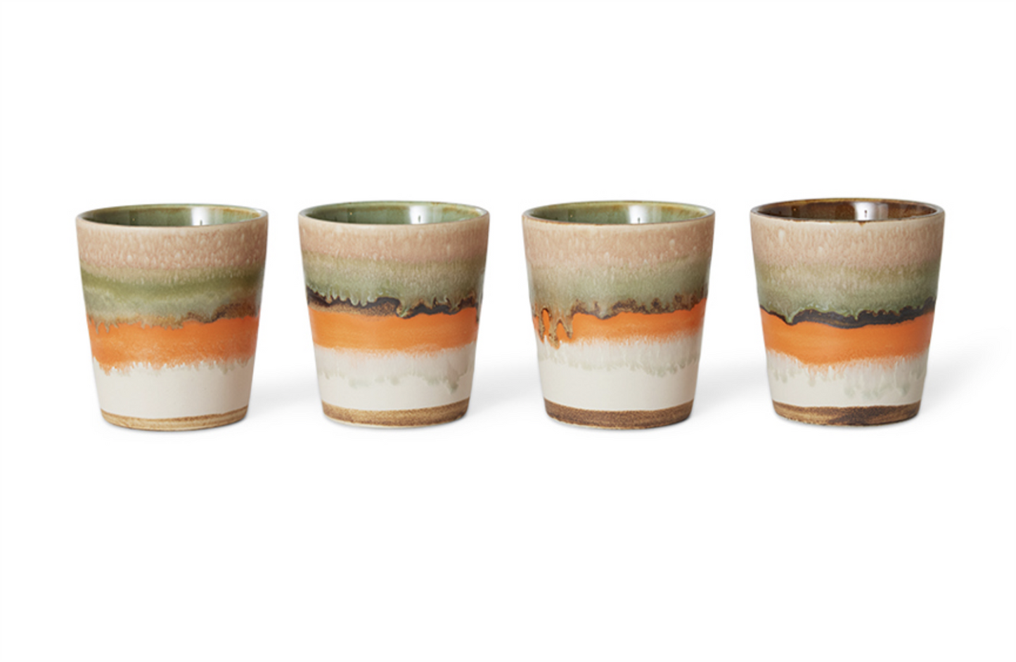 70s coffee mugs burst