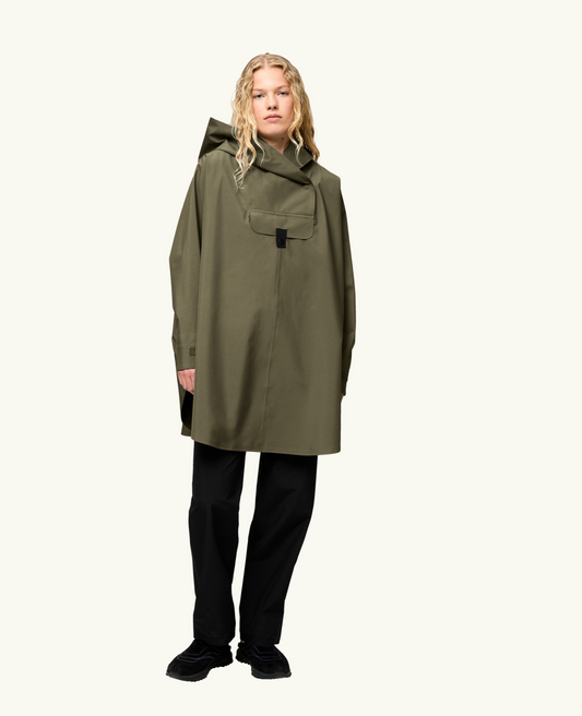 Bergen Poncho Grape Leaf
