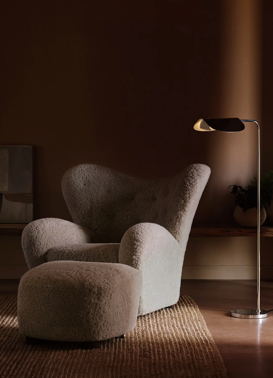 THE TIRED MAN OTTOMAN, SHEEPSKIN HONEY