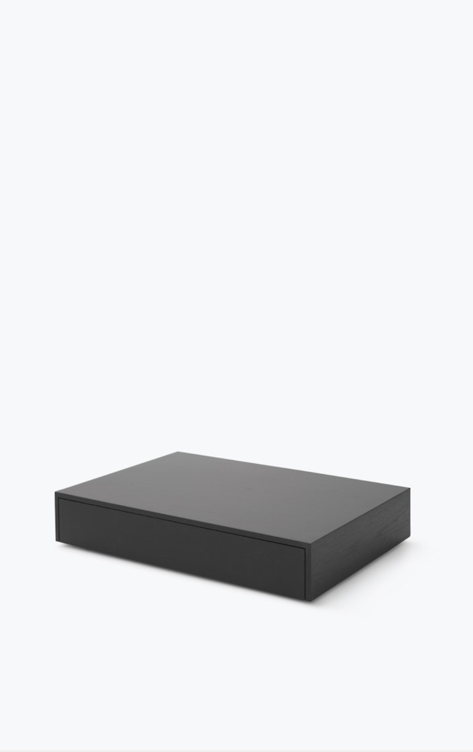 Mass Wide Coffee Table w. Drawer Black H210 x W 1030 x D720
