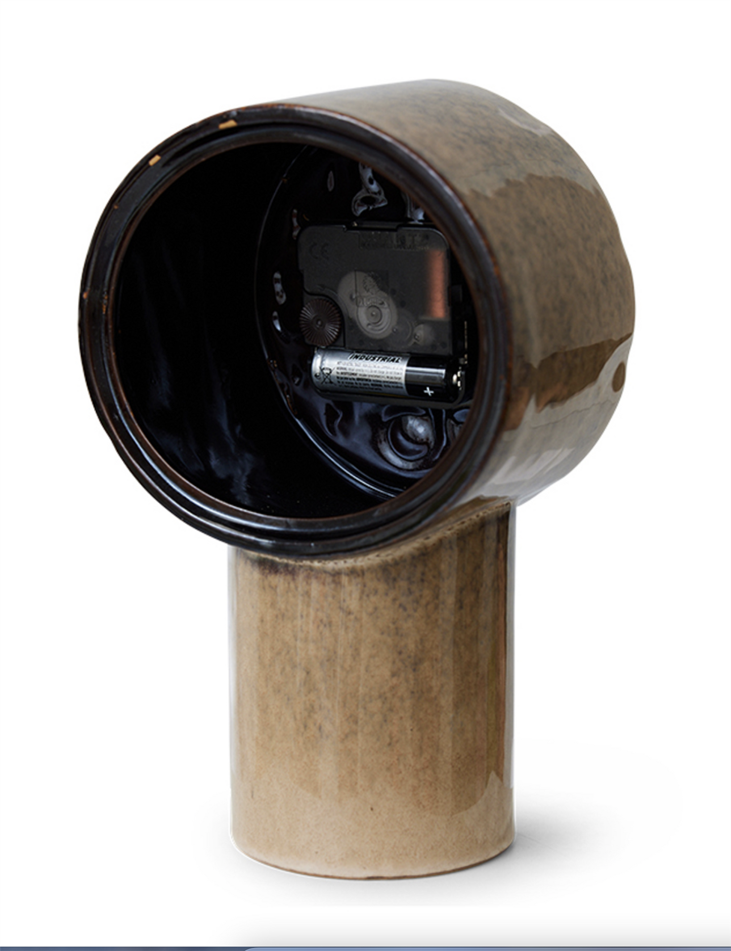 Retro ceramic clock cream