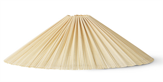Lamp shade plisse ivory