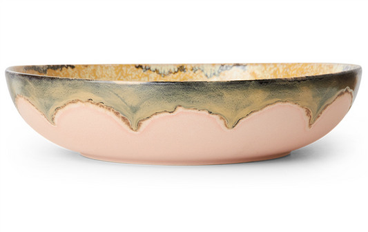 70s salad bowl sunflower