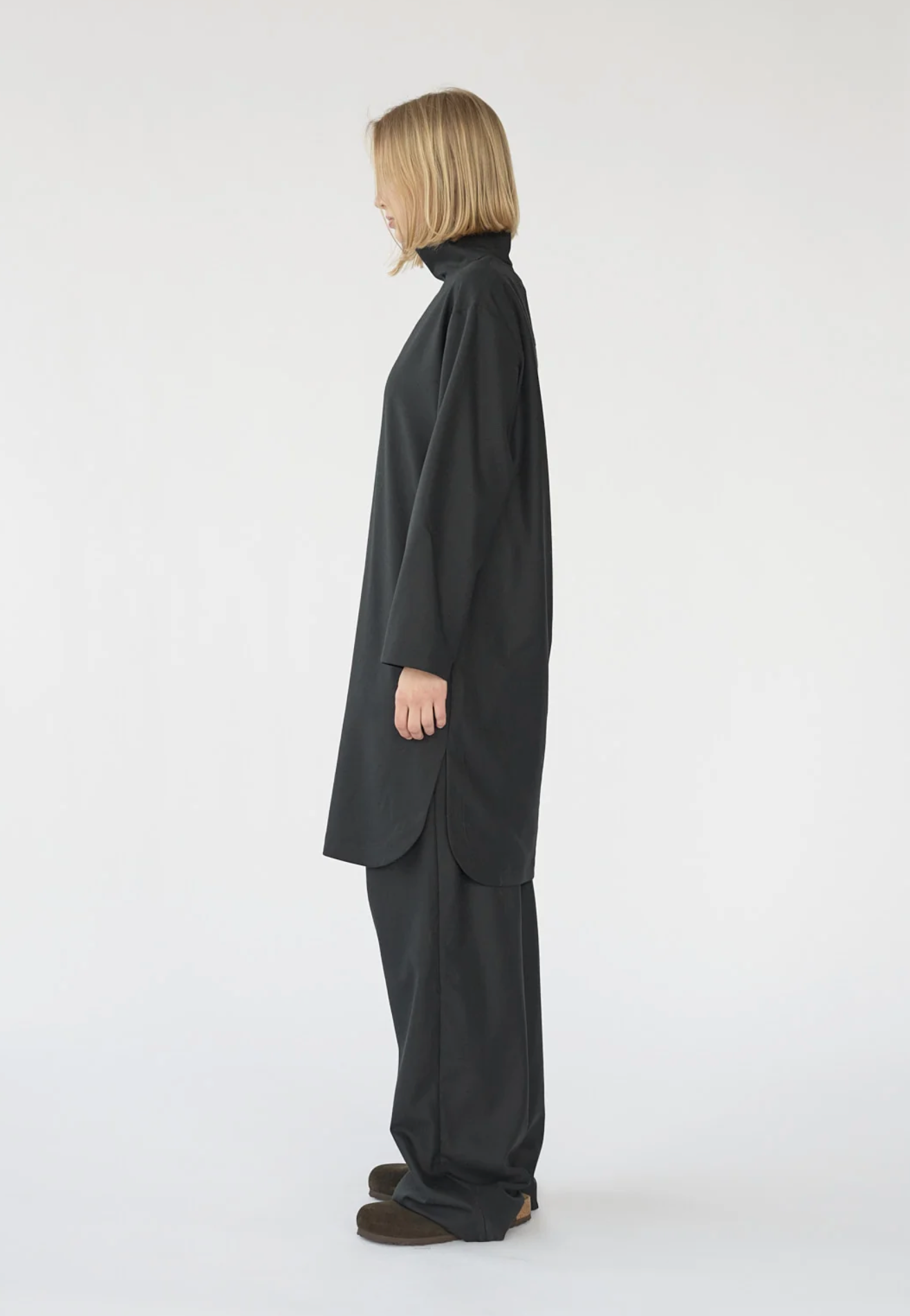 Fine wool long shirt dress size 1
