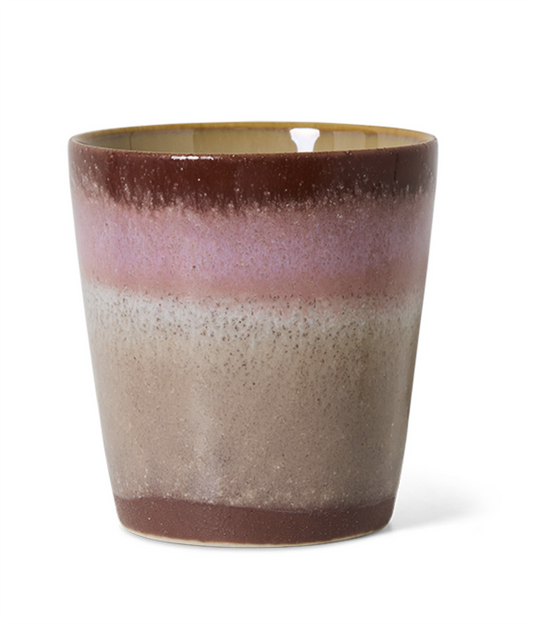 70s ceramics kopp: coffee mug bloom