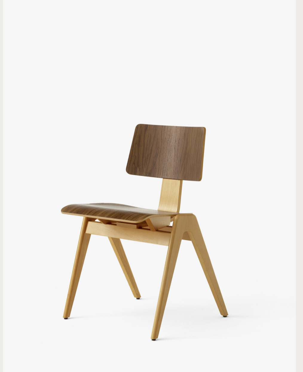 Daystak Side Chair RD1 Beech & Walnut