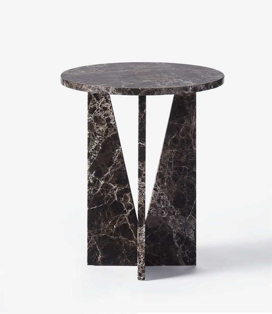 V SIDE TABLE DARK EMPERADOR
