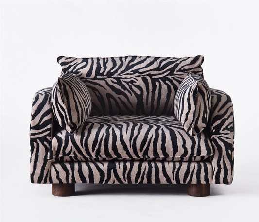 Miles love seat Zebra