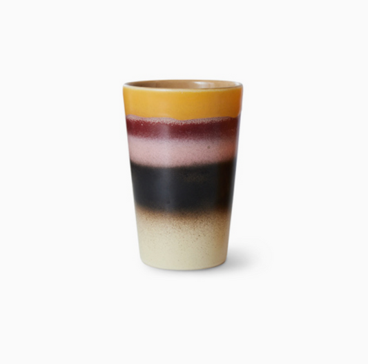 70s ceramics kopp: tea mug, sunset