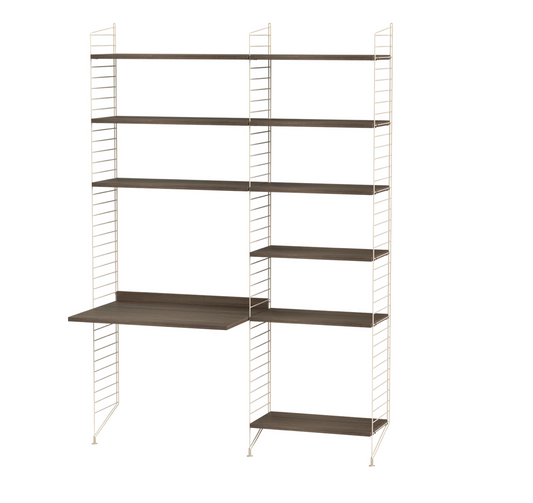 Workspace Beige/Walnut 140 cm