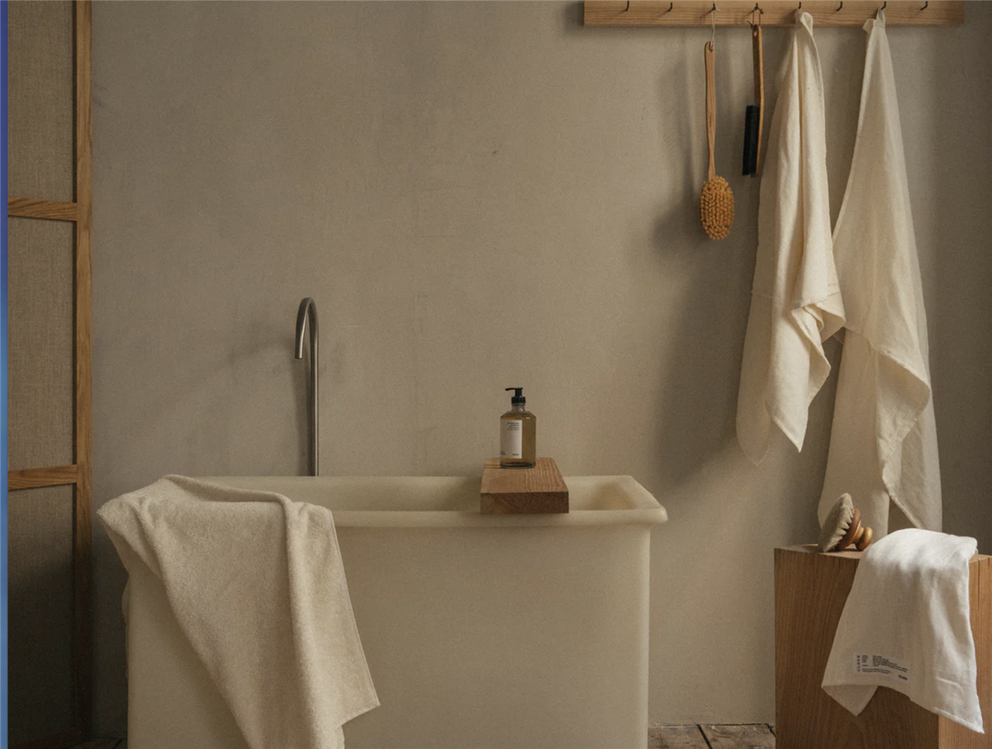 LIGHT TOWEL | BONE WHITE | BATH SHEET