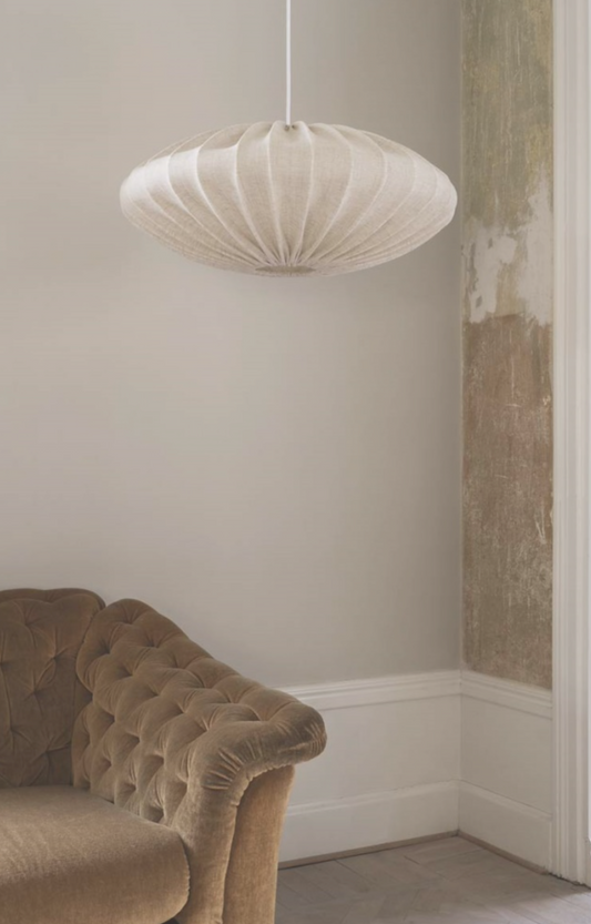 Ellipse lamp linen natur 65