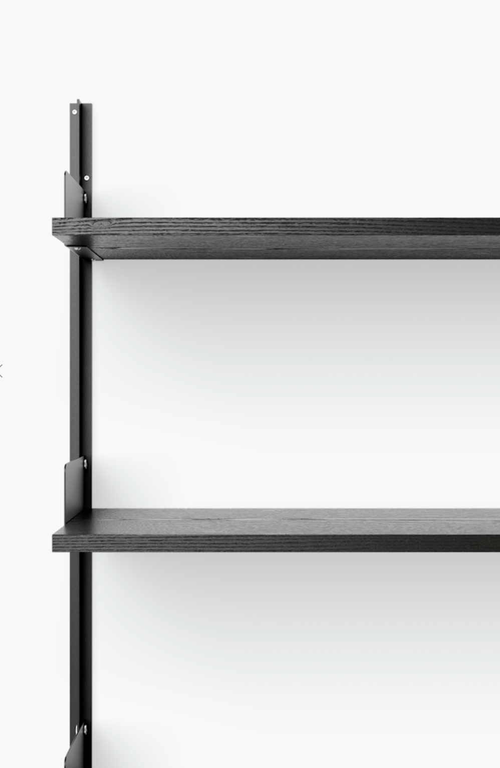 Living Shelf black ash/black