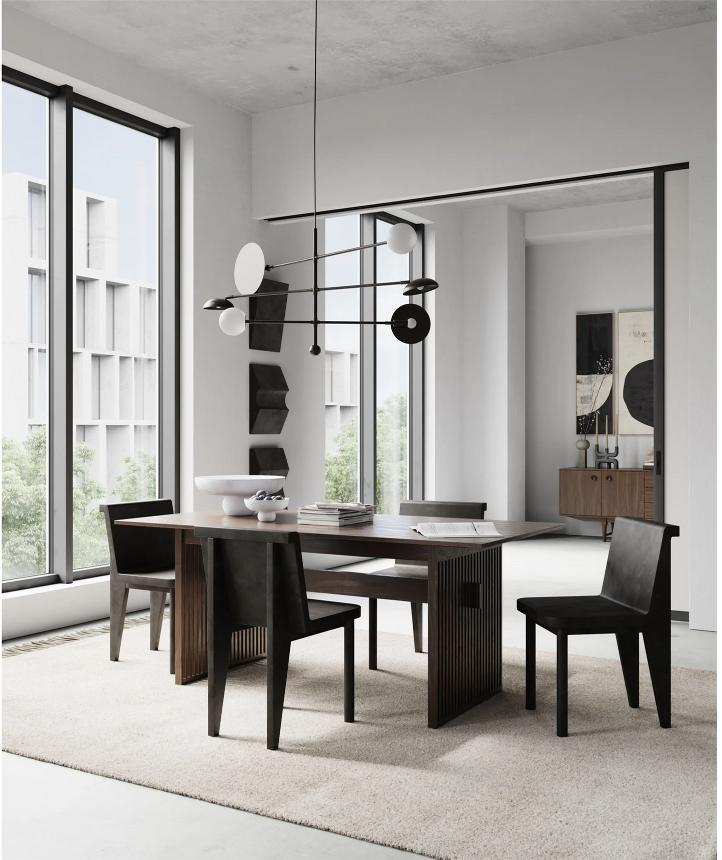 Sahn Chandelier - Bronze
