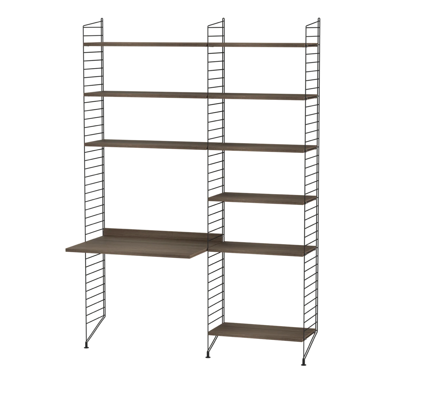 Workspace Black/Walnut 140 cm