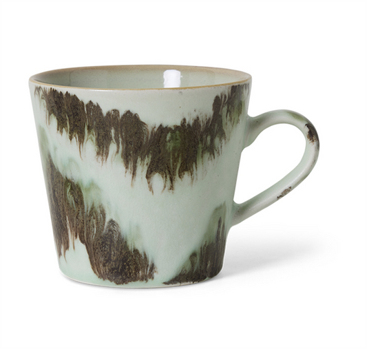 70s ceramics: cappuccino mug Tide