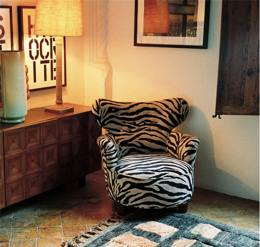 Elias Armchair Zebra