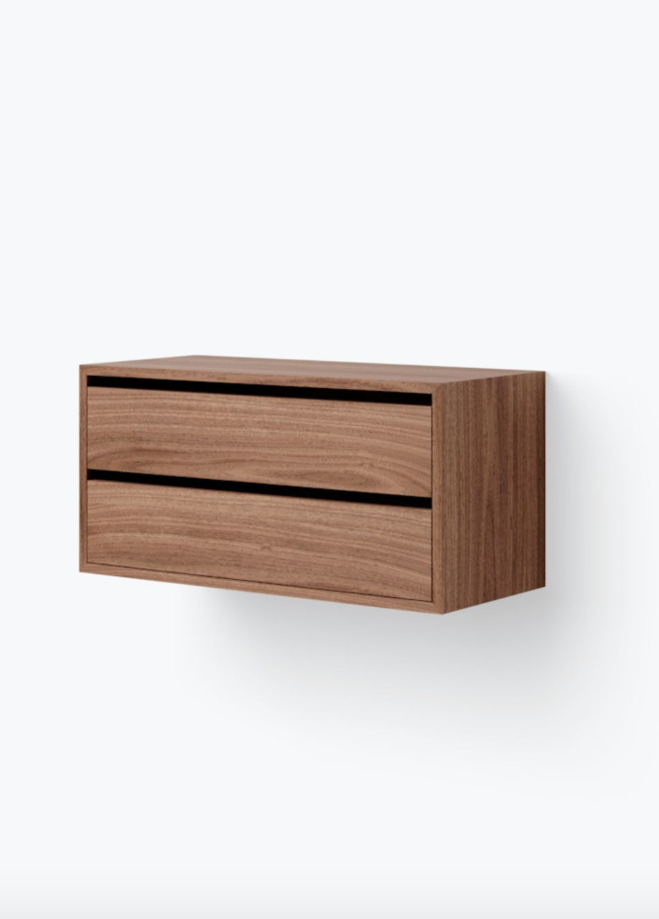 Cabinet Low w. Drawers Walnut