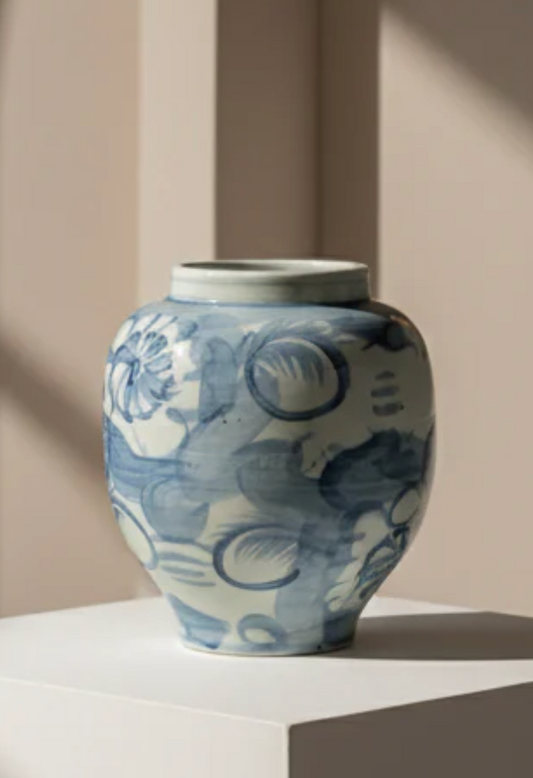 Håndmalt Cloud vase small