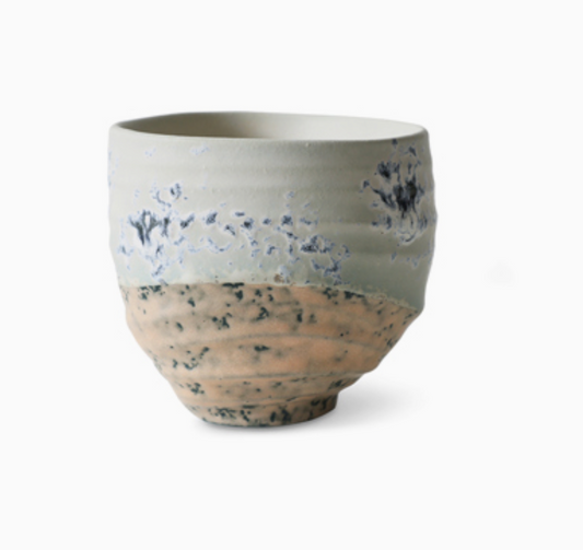 Artist ceramics coffee cup fused