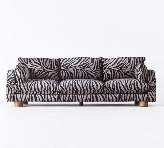 Miles sofa zebra