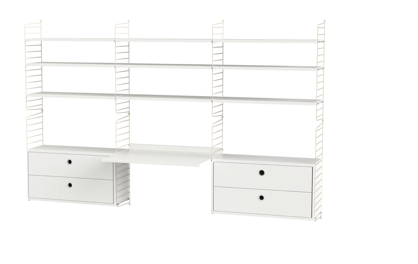 Workspace F Beige/White 240 cm