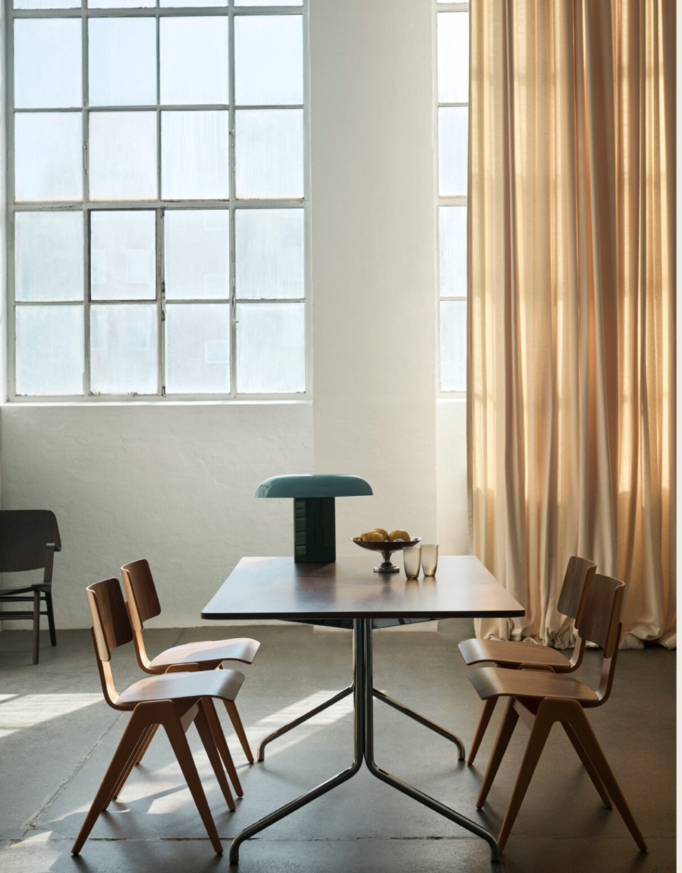 Daystak Side Chair RD1 Beech & Walnut
