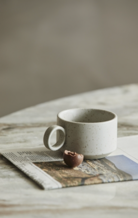 grainy tea cup small