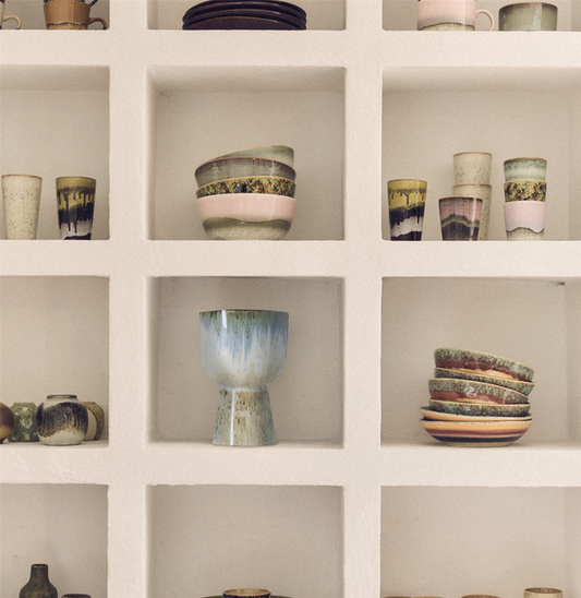 70s ceramics kopp: coffee mug petal