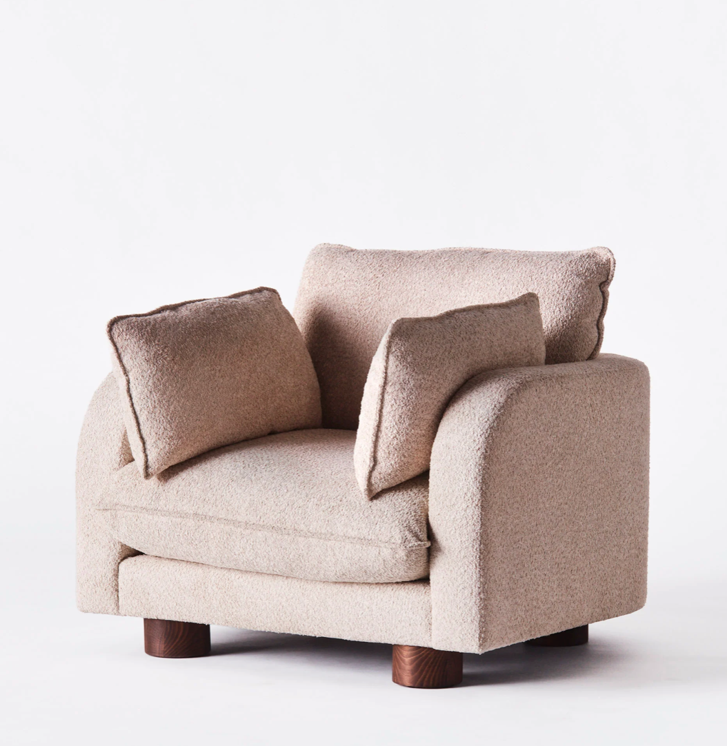 Miles armchair boucle beige