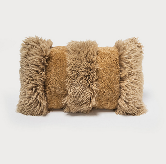 Dune lammeskinnpute honey 40x60cm