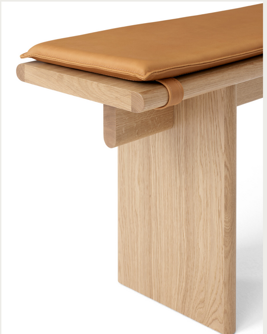 Ita seat pad OS5 Cognac aniline leather 170-28 cm