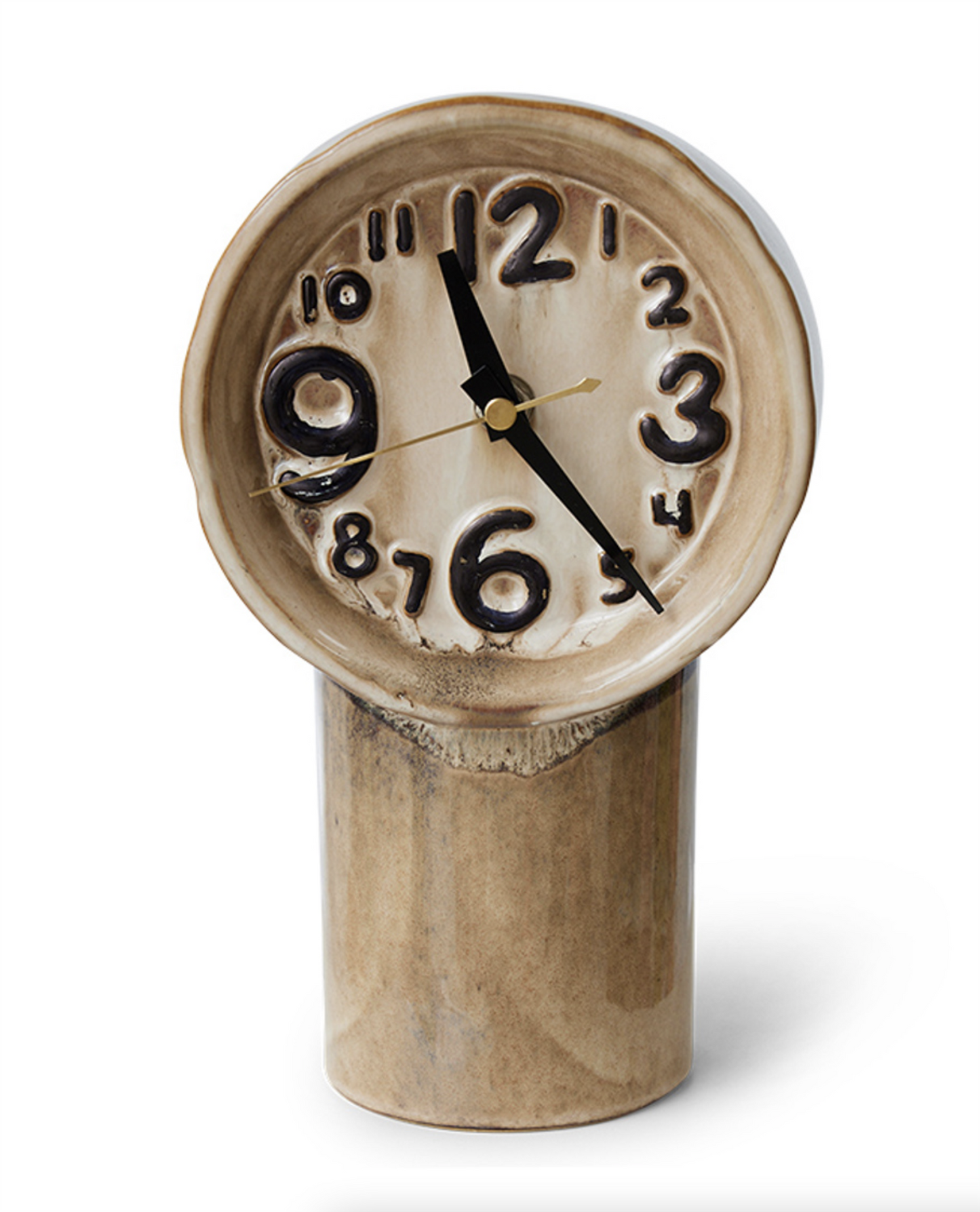 Retro ceramic clock cream