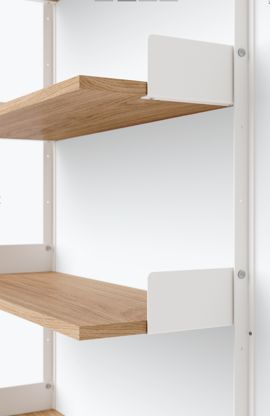 Wall Shelf, 1900 white/oak